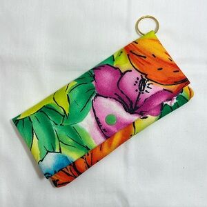 Handmade Multicolor Floral Wallet/Clutch